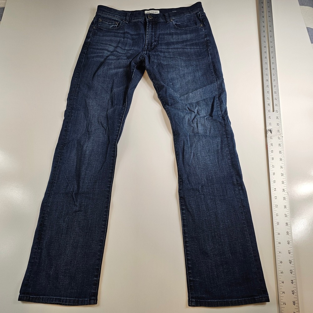 DL1961 Mens Jeans Vince Casual Straight Dauntless Dark Wash Size 33
